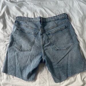 Old navy high raise OG straight bermuda cut off shorts
